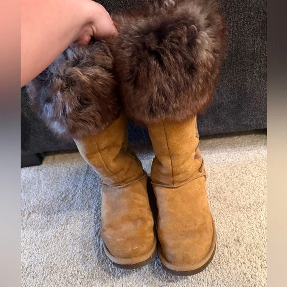 UGG Chestnut Fur Boots